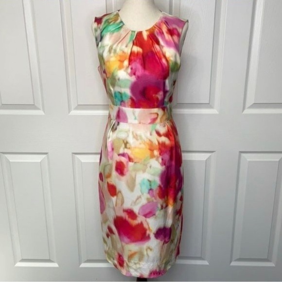 NWT Kate Spade WATERCOLOR Bowden Dress SIZE 6 $398 new with tags NWT - Picture 2 of 16